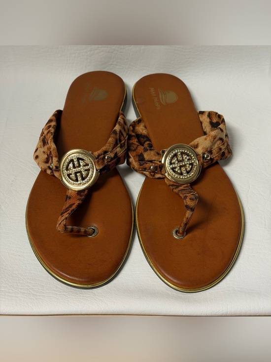 Mavi Shoes - Mavi Island Flip Flops Thong Sandals Leopard Print  Print Sz 11